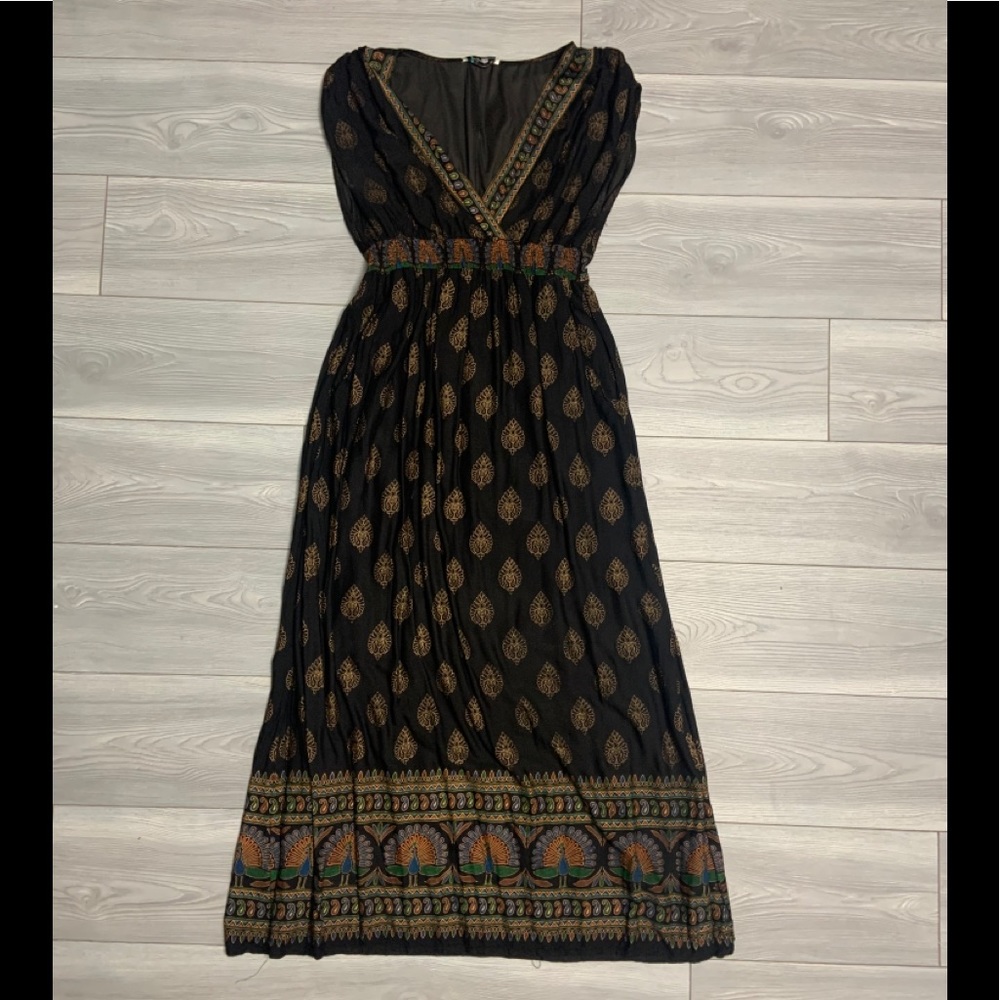 Beautiful Black Sleeveless Maxi Dress